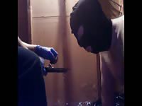 Man forced to eat shit by her wife