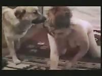 Beastiality lover got banged by a dog from behind