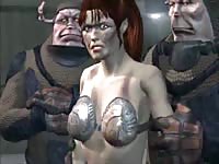 Hentai lady got fucked by aliens