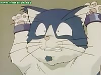 Little cat is fucked in hentai beastiality