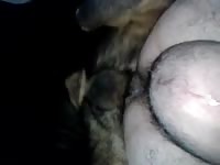Amateur dog sex with slut