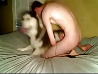 Hot dog sex with young boy