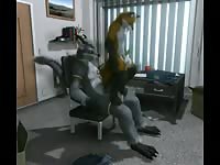 Wild animals fucking in the office beastiality toons