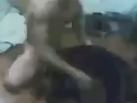 Webcam dog porno with naked man