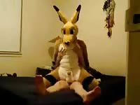 Pervert bunny riding a dick beastiality movie
