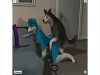 Dog anal sex on beastiality cartoon