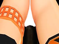 Anime chick on dog porn tube