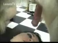 Teen got forced beastiality by a dog