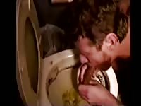 [ Poop XXX Film ] Vintage poop eating with a scat man
